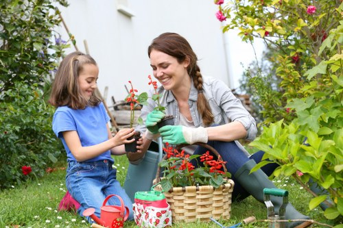 Landscaped urban garden space suitable for Aldgate properties