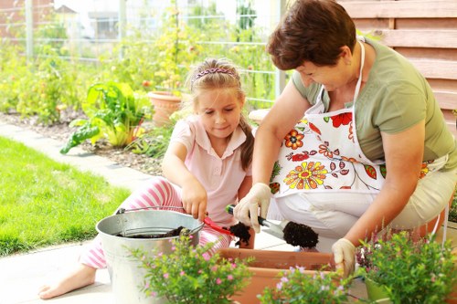 Professional decking service planning materials and layout
