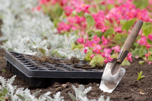 Finished garden drainage solution for an Aldgate property